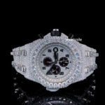 Uniquely Crafted White Gold Fully Iced Out Vvs Diamond Watch
