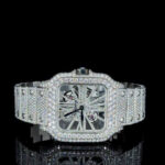 Uniquely Crafted Automatic Transparent Hip Hop Style Moissanite Watch