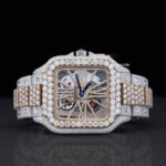 Awesome Iced Out Moissanite Diamond Watch For Men Sapphire Crystal Glass