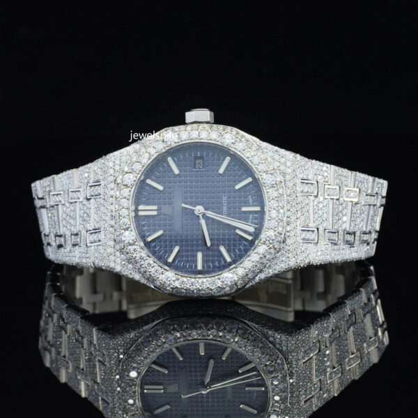 Magnificent Moissanite Diamond Iced Out Bust Down Watch For Men