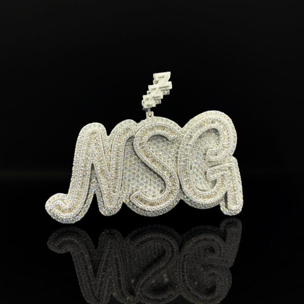 Trendy Hip Hop Diamond Gold Plated Pendant Bust Down Jewelry