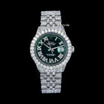 Deluxe Iced Out romn style Moissanite Watch