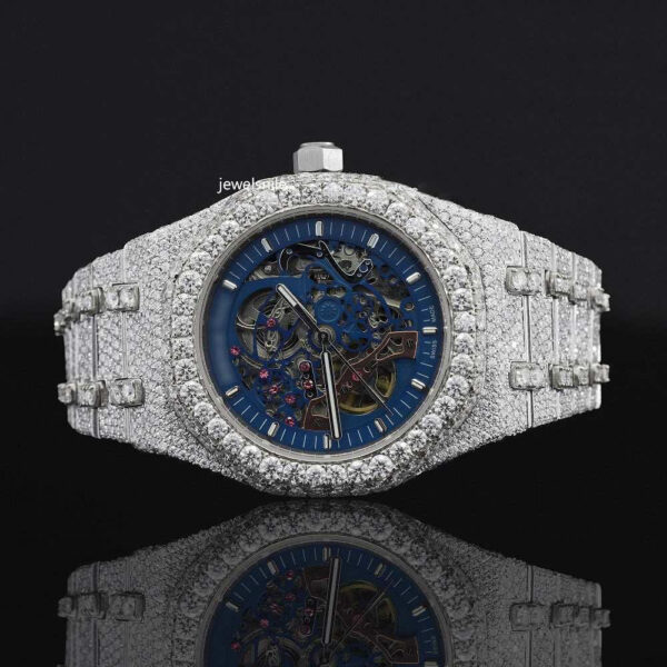 Limited Edition Automatic Self Winding Iced Out Moissanite Watch
