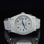 Iced Out Moissanite Diamond Watch For Men