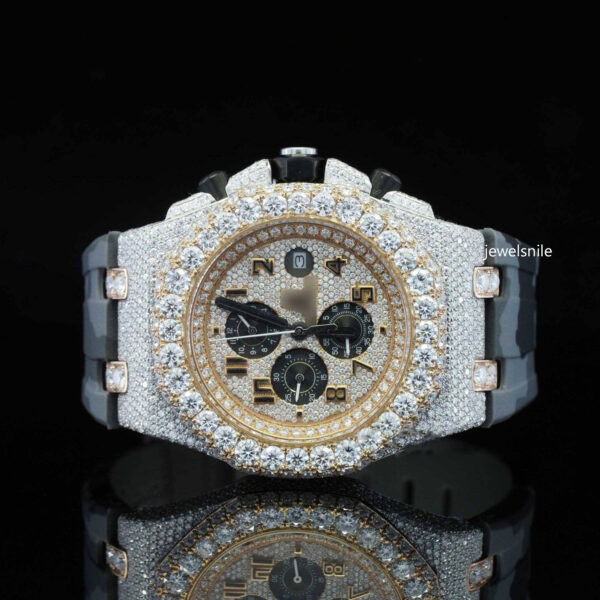 Iced Out  Automatic Wrist Moissanite Watch