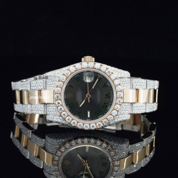 Iced Out Automatic Movement Moissanite Watch