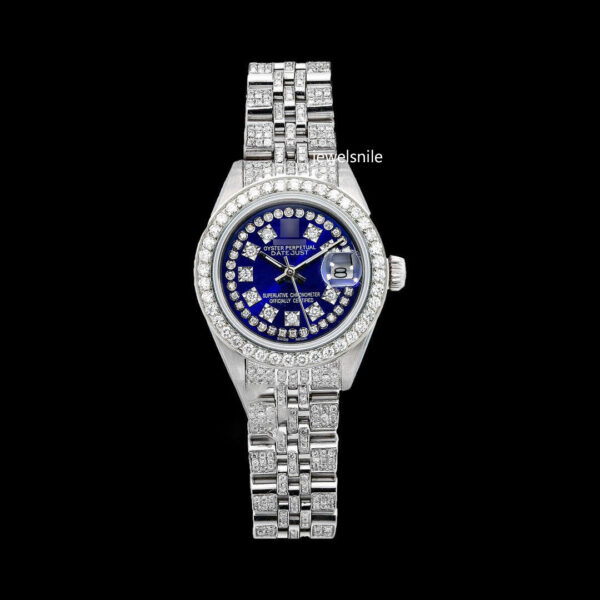 Deluxe Diamond Iced Out Moissanite Watch For Women