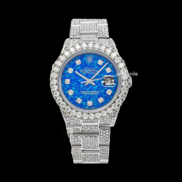 Luxurious Moissanite Iced Out Automatic Watch