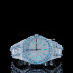 Unique Iced Out Moissanite Diamond Fully Automatic Watch For Men
