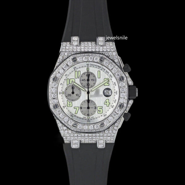 Elegant Hip Hop Style Moissanite Diamond Watch