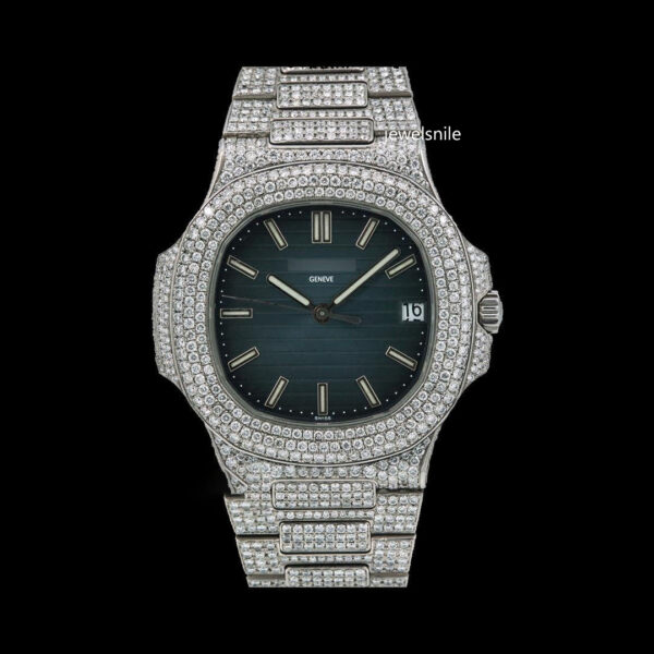 Brilliant Moissanite Watch Fully Iced Out