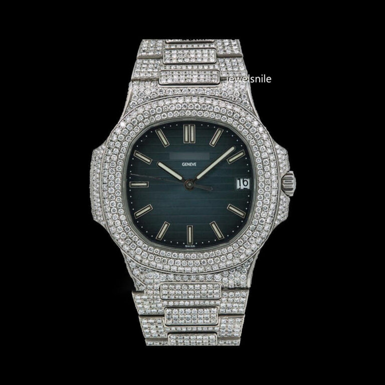 Brilliant Moissanite Watch Fully Iced Out