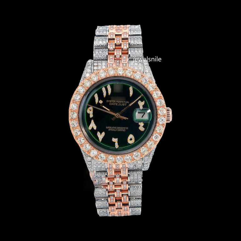 Iced Out Automatic Movement Moissanite Watch