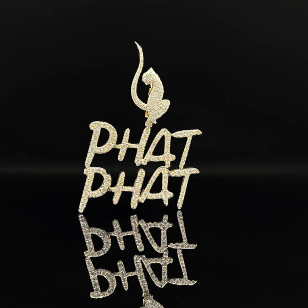 High Quality Custom silver Iced moissanite Diamond Hip Hop Pendant jewelary