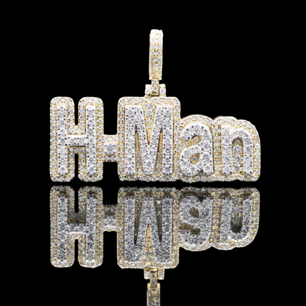 Custom High End moissanite Diamond Iced Pendant