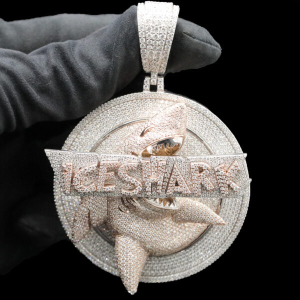 Custom Signature Hip Hop moissanite Diamond Pendant