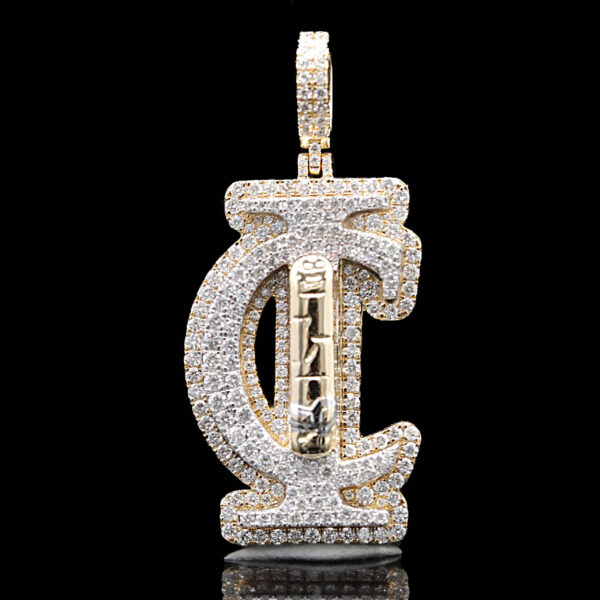luxury Statement Bling Iced moissanite diamond Pendant