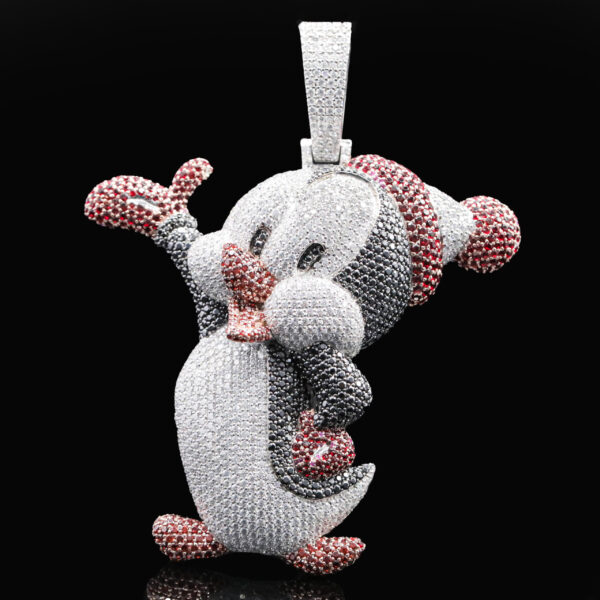 luxury look Hip Hop Iced moissanite Diamond Pendant