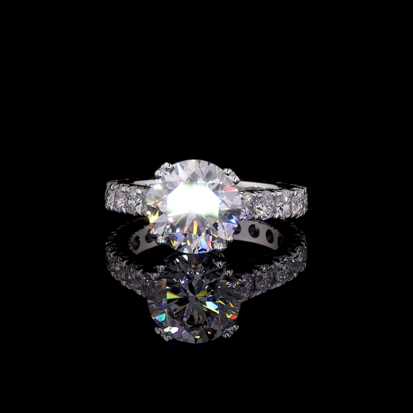 Lab Grown Diamond Custom CVD Diamond Ring Fine Jewelry
