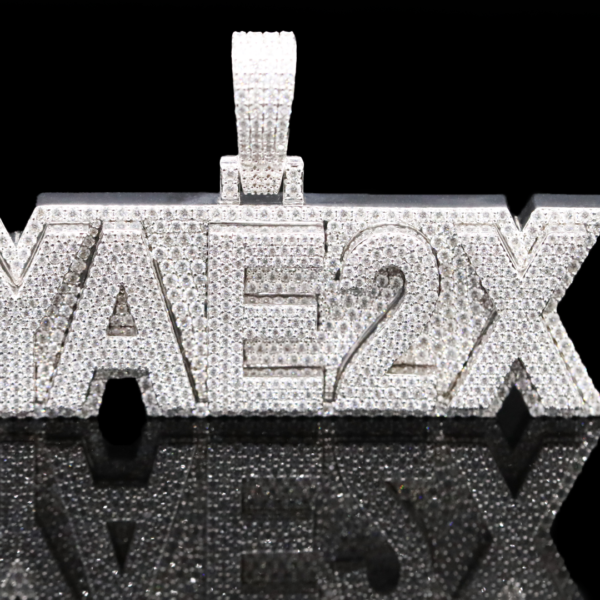 Custom Made Iced Out moissanite Pendant for Hip Hop Jewelry