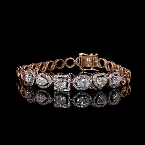 luxury Designer Bracelet for women's Floral Cluster Bracelet