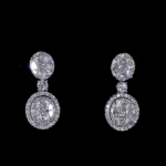 Marquise Drop Earrings Elegant Oval Sparkle for Bridal & Evening Glam Earring