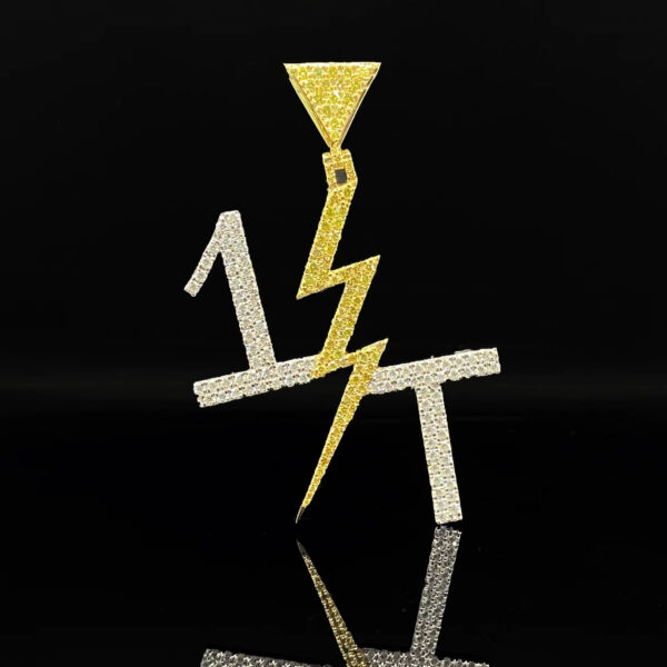 Custom silver plated Iced Out Hip Hop Luxury Pendant for Men