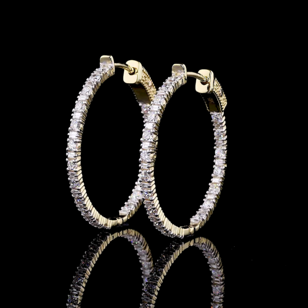 luxury Designer Lab Grown Diamond Earrings for women's
