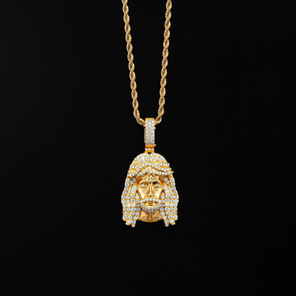 silver Gothic Viking Skull Charm Pendant Streetwear Hip Hop Jewelry