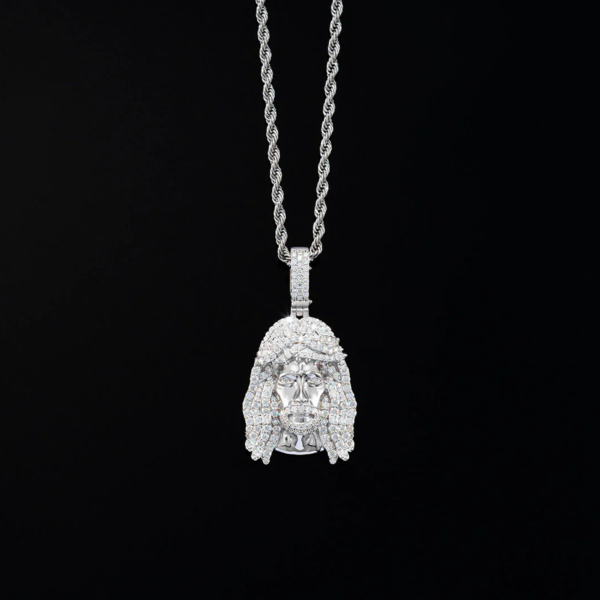 silver Gothic Viking Skull Charm Streetwear Hip Hop Jewelry