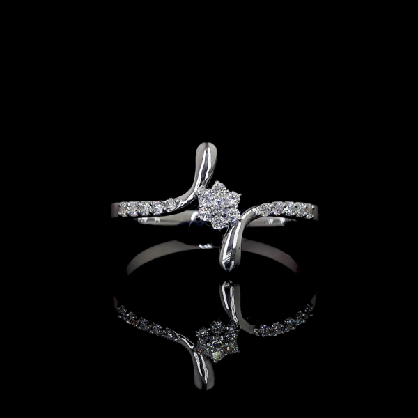 luxury Moissanite Diamond Promise wedding Ring