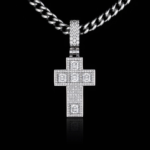 Christian Fashion Texture Cross Necklace
