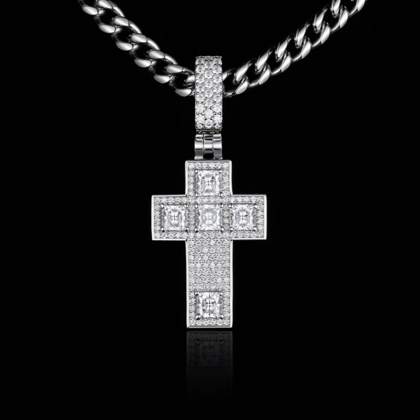 Christian Fashion Texture Cross Necklace