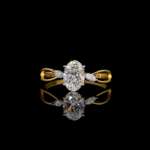 Pear cut Moissanite Band ring For Women