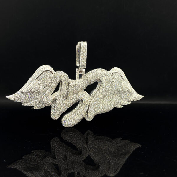 custom pendant bling jewelry moissanite diamond hip hop iced