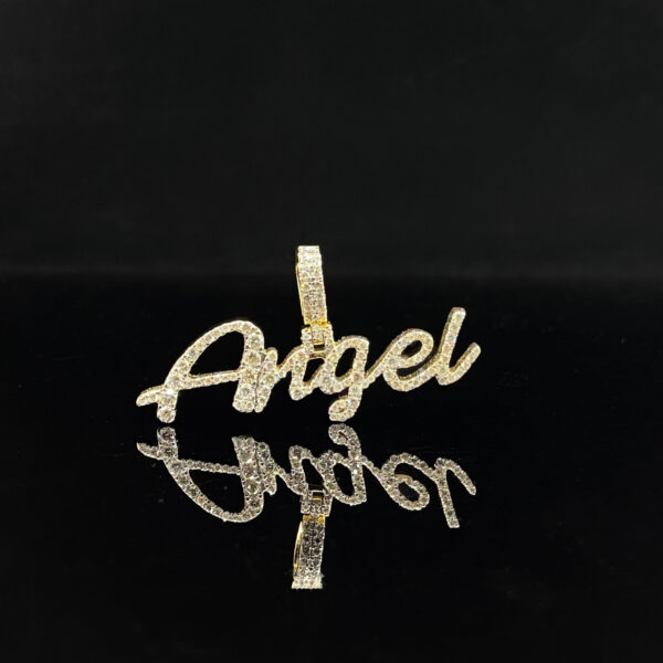 Custom Stainless Steel Pendant moissanite Diamond Iced Hip Hop Bling for women