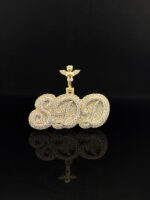 Custom Stainless Hip Hop moissanite Diamond Pendant Jewelry