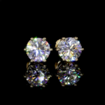 luxury Majestic Pear Earring one-Stone for Women