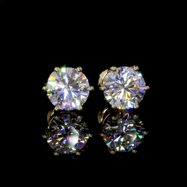 luxury Majestic Pear Earring one-Stone for Women