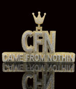 Custom Fashion Hip Hop silver plated mossanite Diamond Iced Pendant