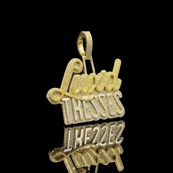 Custom Made Hip Hop Iced moissanite gold plated Pendant