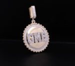 luxury Iced Out moissanite Pendant Necklace