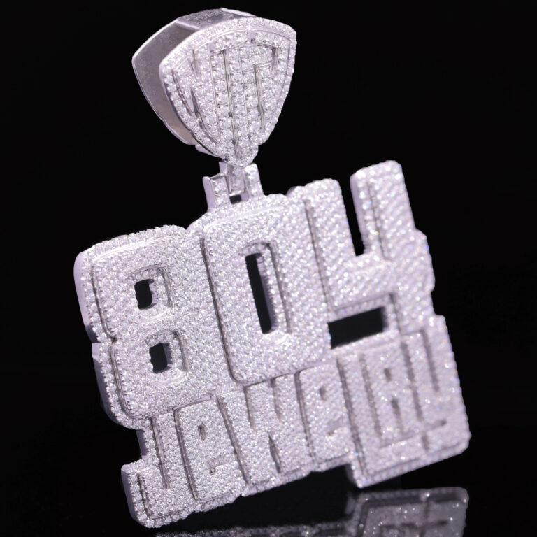 Luxury Custom Iced out moissanite Pendant for Men