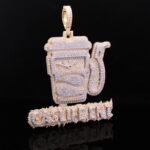 Custom Iced Out moisanite diamond Necklace