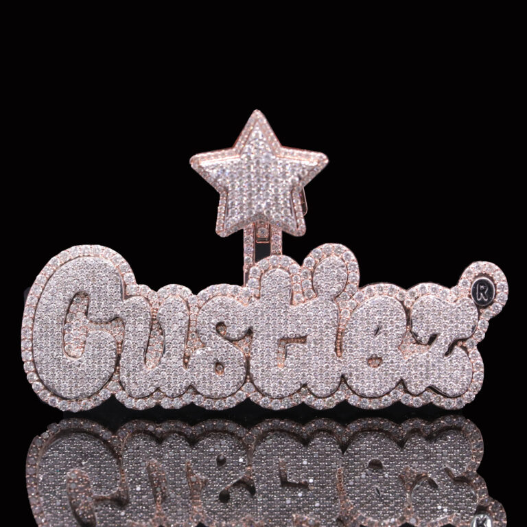 Premium Iced out moisanite Diamond Custom Pendant