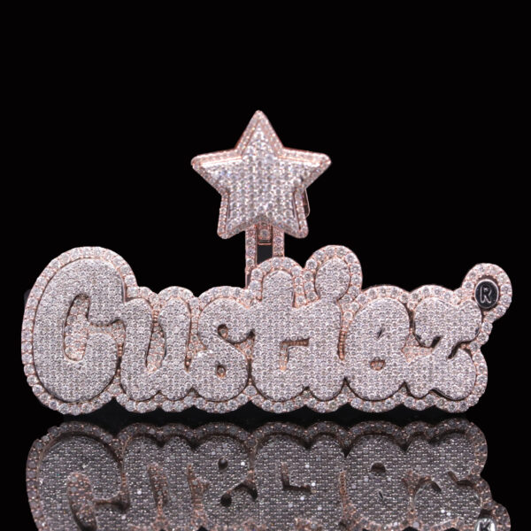 Premium Iced out moisanite Diamond Custom Pendant