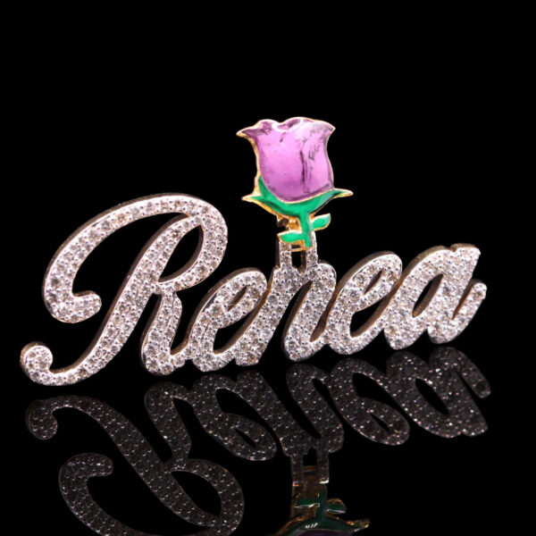 Custom Trendy Bling Iced moissanite Pendant for men's and women's